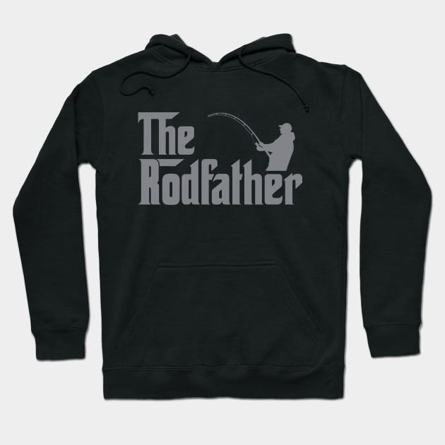 The Rodfather Fishing Hoodie by DragonTees